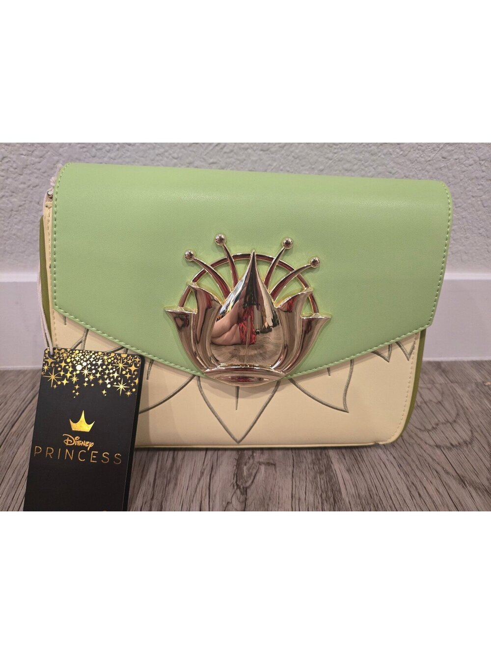 Disney Princess Tiana Frog Crown Crossbody Bag